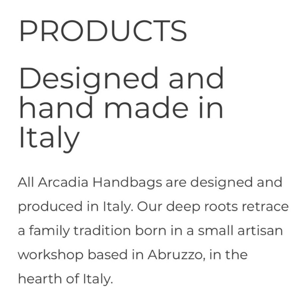 ARCADIA ITALIAN LEATHER SHOULDER BAG SATCHEL - Picture 9 of 9